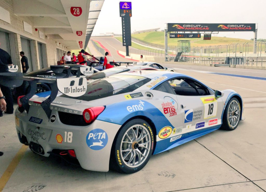 EMS Race Team Earns Two Victories at Circuit of the Americas Ferrari Challenge