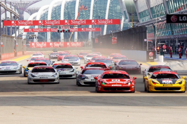 EMS Race Team Travels to Singapore for Asia Pacific Ferrari Challenge at Marina Bay
