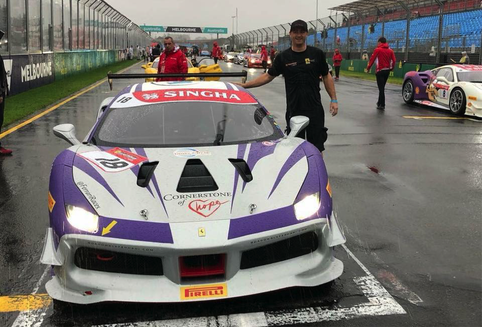 EMS Race Team Earns 2nd Place Finish at the Ferrari Challenge in Australia