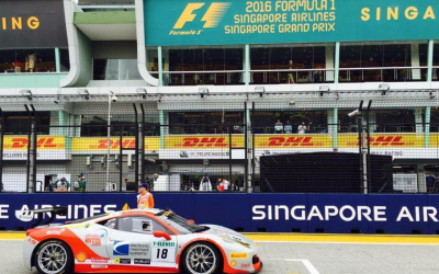 EMS Race Team Travels to Singapore for Ferrari Challenge During F1 Weekend