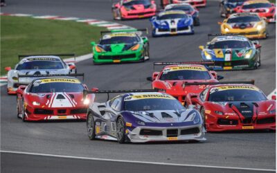 EMS Race Team Entering Temple of Speed for the Ferrari Challenge at Monza in Italy