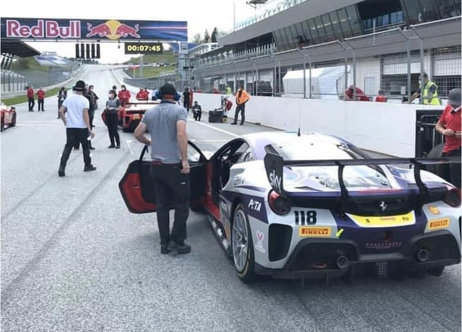EMS Race Team Earns Pair of Podiums During the Austrian Ferrari Challenge