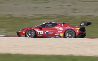 P4 in Germany at the Nürburgring Ferrari Challenge for EMS Race Team